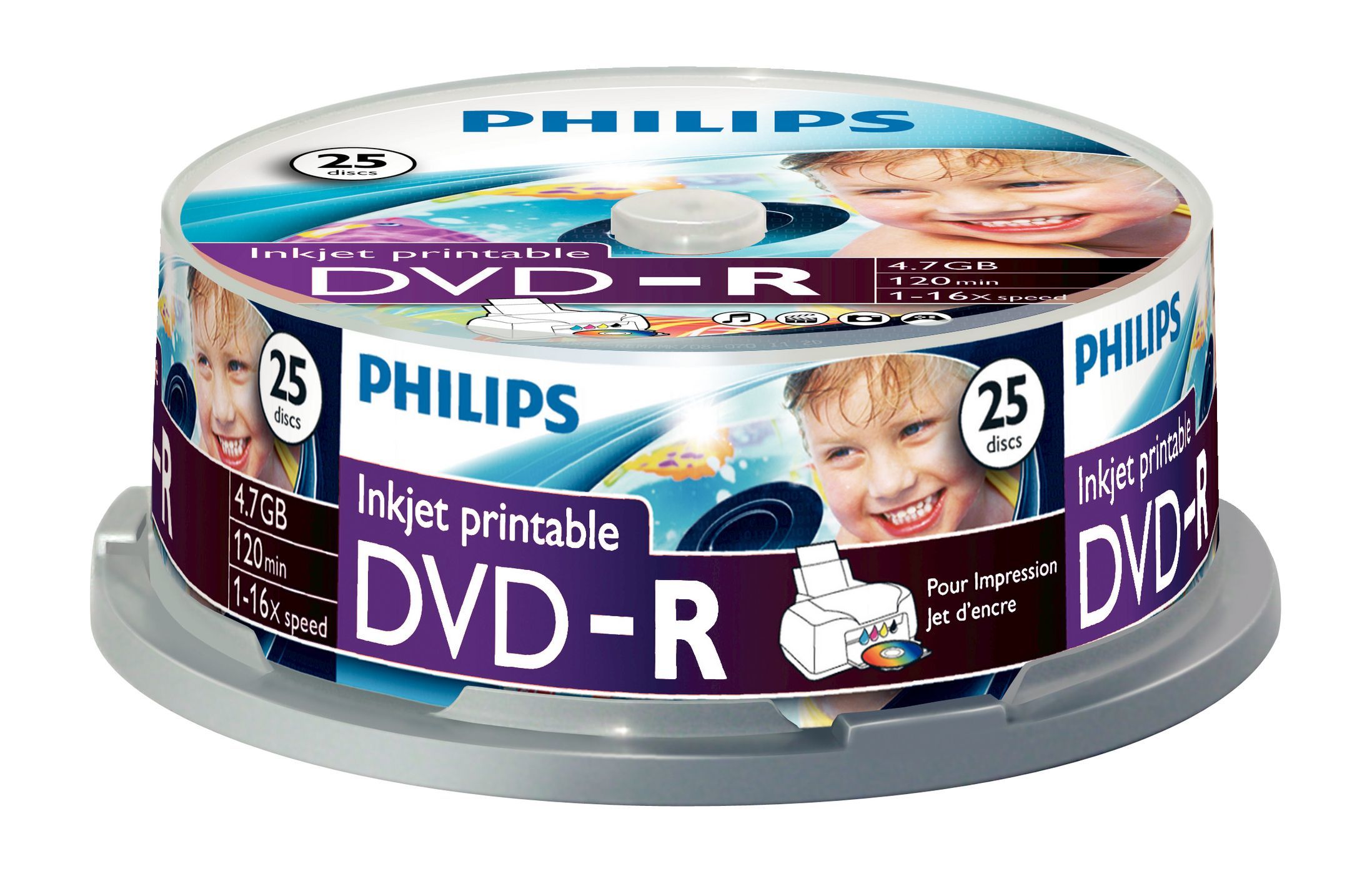 Philips DVD-R 4.7GB 16x IW SP (25)