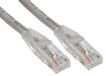 RS PRO Ethernetkabel Cat.6, 0,5 m, grijze patchkabel, A RJ45 U/UTP stekker, B RJ45, PVC