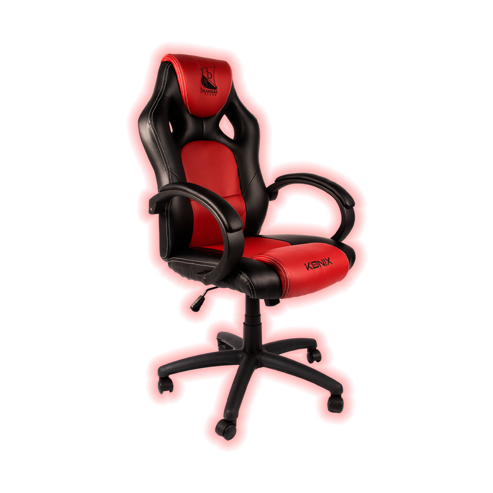 Konix Jotun Gaming Chair - Black - Ergonomic Design