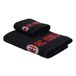 AC Milan GIL S.R.L. AC Milan handdoekenset, 50 x 100 – 100% katoen, gewicht: 400 g/m² – zwart, Classic Crest. Voor alle Rossoneri fans – Officieel product van Ac Milan