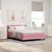 Prolenta Maison Exclusive - Lit boxspring avec tête de lit Rosa 140 x 190 cm, velours