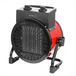 Emerio Power Ventilatorkachel - 3000W - IP20 - Rood