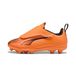 PUMA ULTRA 6 PLAY FG/AG voetbalschoenen voor kinderen 35.5, Heat Fire Black Ultra Blue Orange