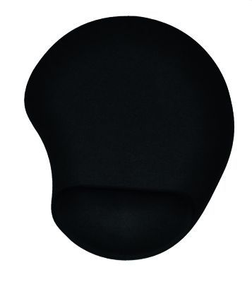 DESQ Muismat met gel polssteun zwart