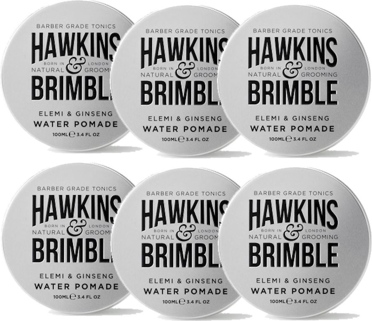 Hawkins & Brimble - Water Pomade - 6 Pak - Voordeelverpakking