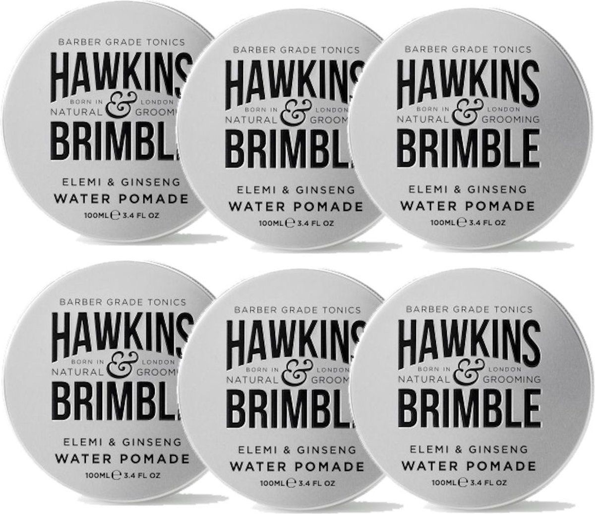 Hawkins & Brimble Water Pomade - 6 Pak - Voordeelverpakking