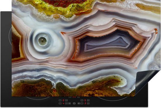 KitchenYeah® Inductie beschermer 81.2x52 cm - Agaat - Inductiebeschermer