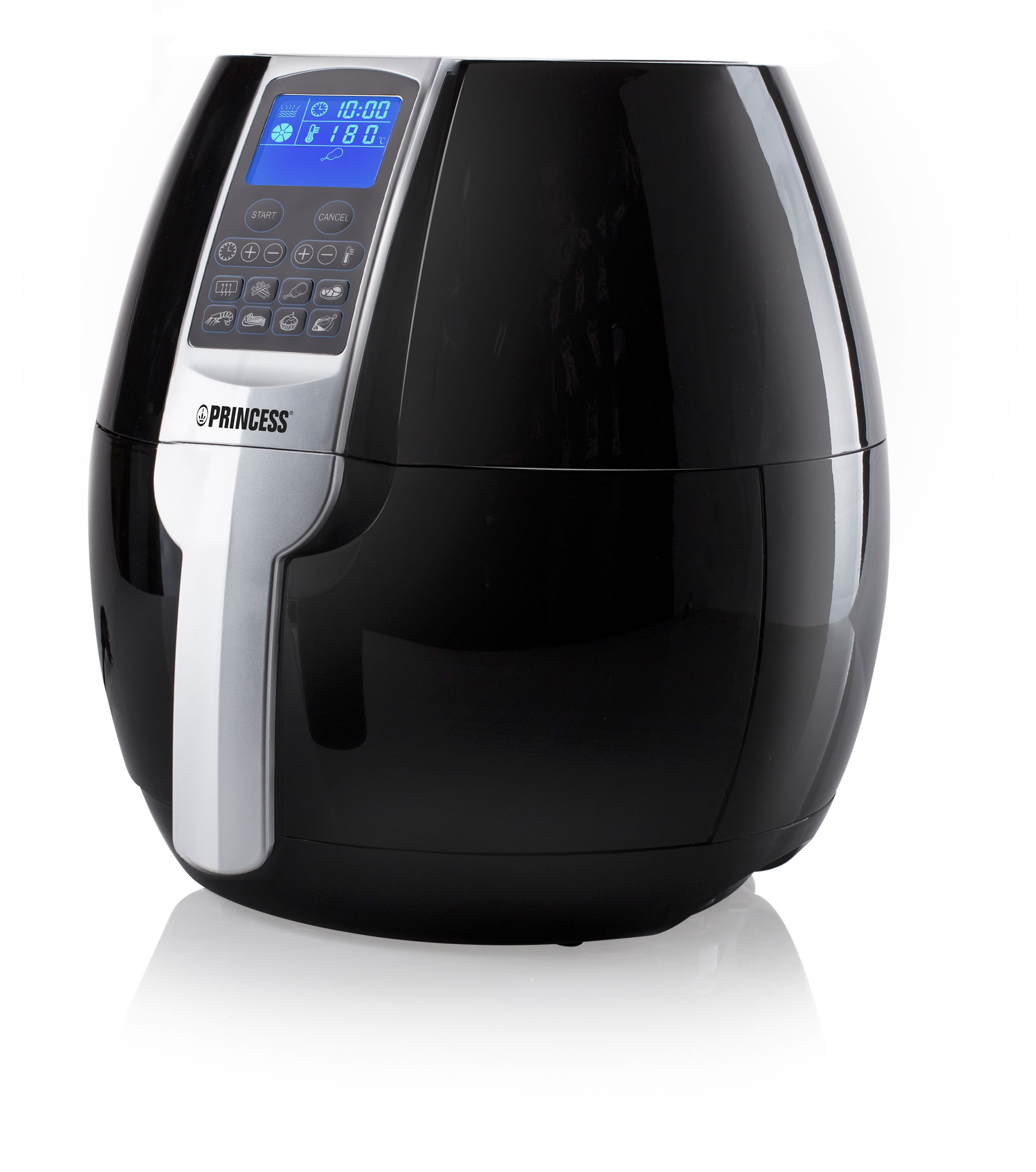 Princess 182020 Digitale Aerofryer XL - Heteluchtfriteuse - 3.2L - Zwart