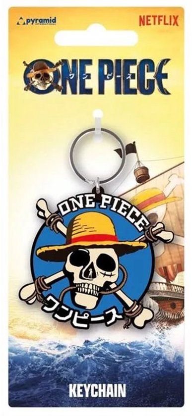Pyramid Int. One Piece Live Action Rubberen Sleutelhanger-Straw Hat Crew Icon