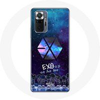 Maniacase Hoesje voor Xiaomi Redmi Note 10 Pro Exo Groep K-pop Logo we zijn één