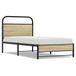 vidaXL Cadre de lit Chêne Sonoma 75x190 cm