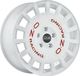 OZ RALLY RACING course blanc + lettrage rouge 8.0Jx18 5x114.3 ET45