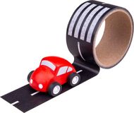 BIGJIGS Snelweg tape met autootje