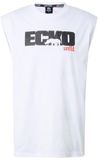 Eckō Unltd. Ecko Unltd. Tanktop Frsh Tanktops ECKOTT1021 Maat 4XL Katoen Regular Fit Mannen Casual Brightwhite