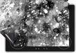 Chefcare Inductie Beschermer Abstracte Kunst - Zwart Wit - 95x55 cm