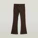 G-Star 3301 Flare chino wmn Pantalon de jogging Femme Coton Lyocell Élasthanne 27/32 Ganache GD