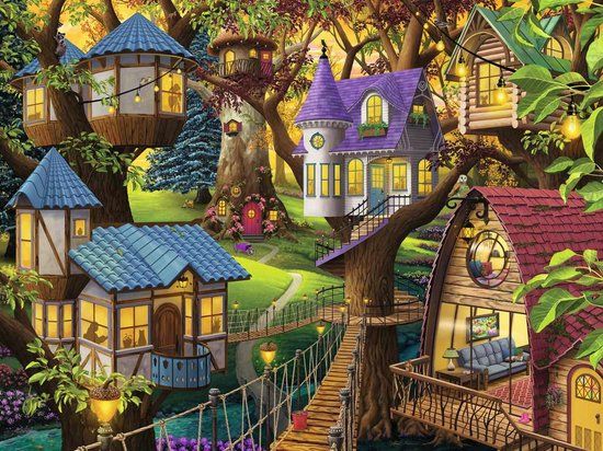 Ravensburger Twilight in the Treetops Legpuzzel 1500 stuk(s)