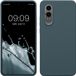 kwmobile telefoonhoesje geschikt voor OnePlus Nord CE 4 Lite 5G - Hoesje met siliconen coating - Smartphone case in leisteen