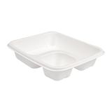 50 Bionic 50 stuks - schip voor Nachos 'Bionic' 19 x 16,5 x 3,8 cm, wit