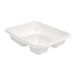50 Bionic 50 stuks - schip voor Nachos 'Bionic' 19 x 16,5 x 3,8 cm, wit
