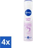 NIVEA Vaporisateur, double action, 150 ml - pack économique - 4 pièces