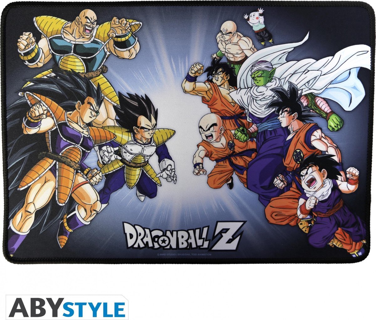 Abystyle Decoratief Beeld - Dragon Ball Mousepad Saiyajin Arc - Kunstleer - - Multicolor