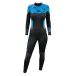 Seland Bahia II 5/4/3 mm Combinaison intégrale en néoprène à manches longues et fermeture éclair dans le dos pour femme