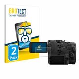BROTECT - Screenprotector voor Canon EOS C400 - Folie Beschermfolie transparant 2 Stuks
