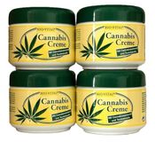 Bio-Vital Cannabiscrème, duivelsklauw, lichaamscrème, hennep, 4 x 125 ml