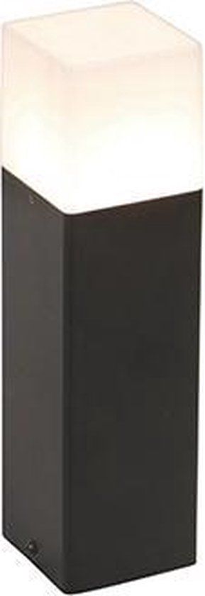 QAZQA Denmark - Modern Outdoor Standing Lamp - 1 Light - H 30 cm - White - Outdoor Lighting