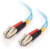 CablesToGo C2G LC-LC 10Gb 50/125 OM3 Duplex Multimode PVC Fiber Optic Cable (LSZH) - 10m