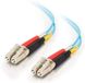CablesToGo C2G LC-LC 10Gb 50/125 OM3 Duplex Multimode PVC Fiber Optic Cable (LSZH) - 10m