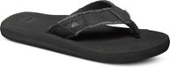 Quiksilver Monkey Abyss Youth Jongens Slippers - Black/Brown - Maat 33