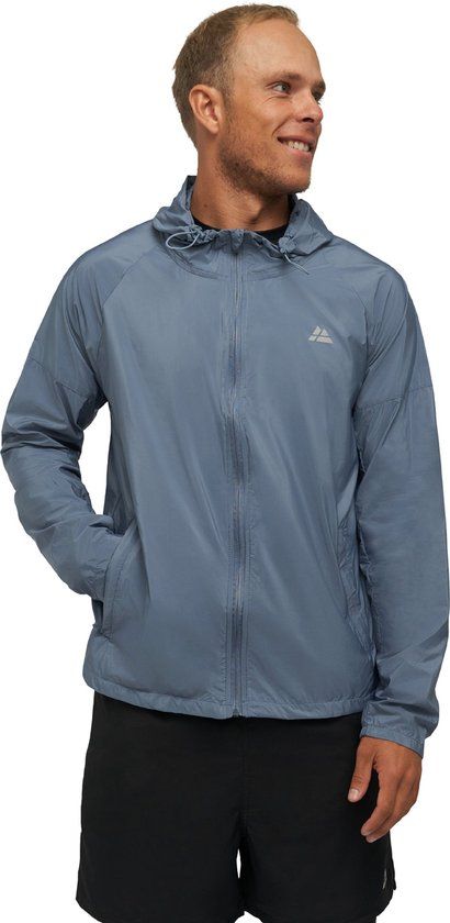 DANISH ENDURANCE Windjack - Outdoorjas - Lichtgewicht - Ademend - Heren - Blauw - Maat M