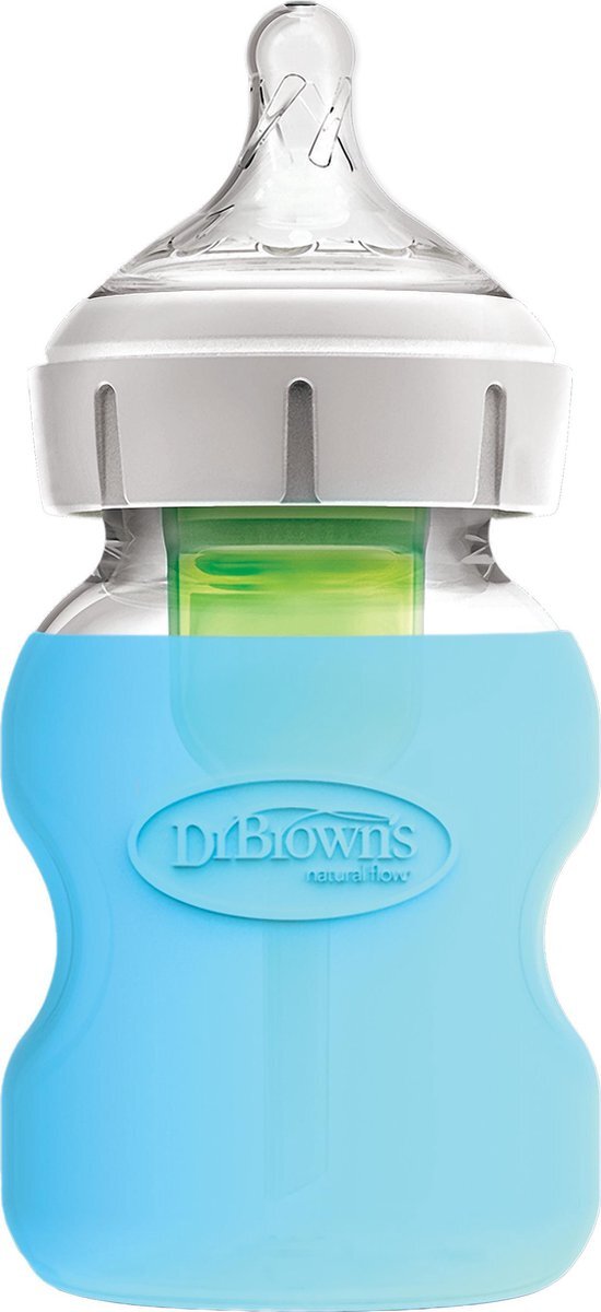 Dr. Browns flesbeschermer blauw