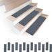 Relaxdays Trapmatten - 16 stuks - 65x20 cm - lichtgrijs