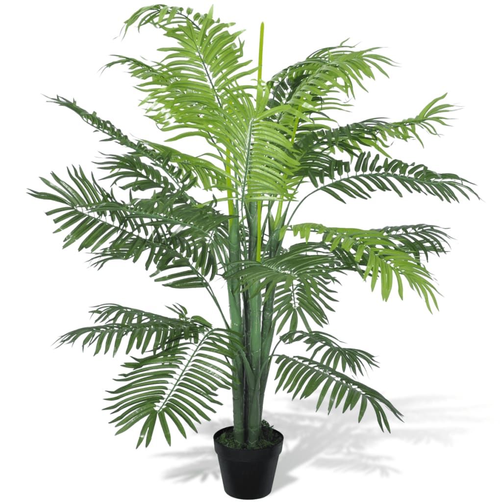 vidaXL Artificial Palm Tree - 129.5 cm - Green - Indoor - 2 Pieces