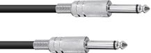 Omnitronic Jack cable 6.3 mono 3m bk