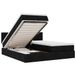 vidaXL Ottoman Bed with Mattresses 180x200cm Fabric Black