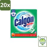 Calgon 20 x Tablettes Nettoyant Lave-Linge - Contre le Calcaire - Grand Conditionnement
