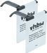 Vhbw 2x Batterie Compatible Avec Zebra Tc200j Tc25, Tc20 Scanner De Code-barre Pos (3000mah, 3,85v, Li-ion)
