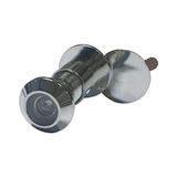 VASALAT 4037 deurkijker ø 12 mm, groothoek 170°, TS 50-80 mm, verchroomd messing