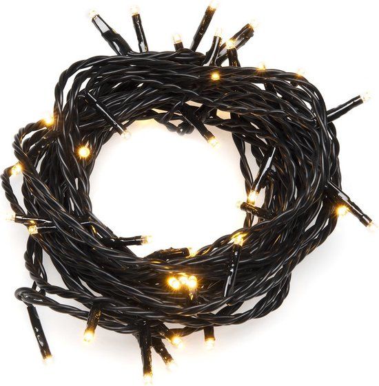 Konstsmide 3728-800 - LED Mini Lichtketting - 80 Lampjes - Zwart