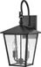 Hinkley Huntersfield LED Wand Buitenlamp Zwart IP44 2x E14 40W Dimbaar