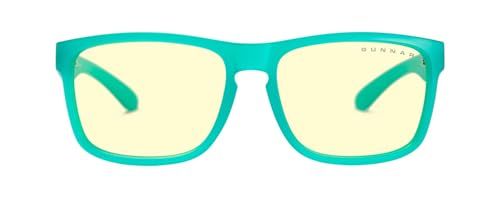 Gunnar Gaming- en computerbril | Intercept | met blauwlichtfilter | Gepatenteerde lens, Latte/Fade lens, één maat, Latte/Fade