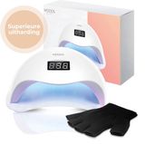 Moods Gellac - Lampe UV professionnelle - Lampe à gel pour ongles - Séchoir à ongles - Blanc