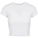 Urban Classics Crop top côtelé court Blanc XS