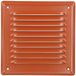 KOTARBAU Vierkant ventilatierooster - Staal - 16,5x16,5 cm - Baksteen