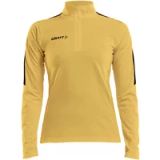 Craft Progress Ziptop Dames - Geel / Zwart | Maat: XL
