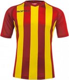 Acerbis Sports JOHAN STRIPED S/SL JERSEY (Sportshirt) Rood/Geel S